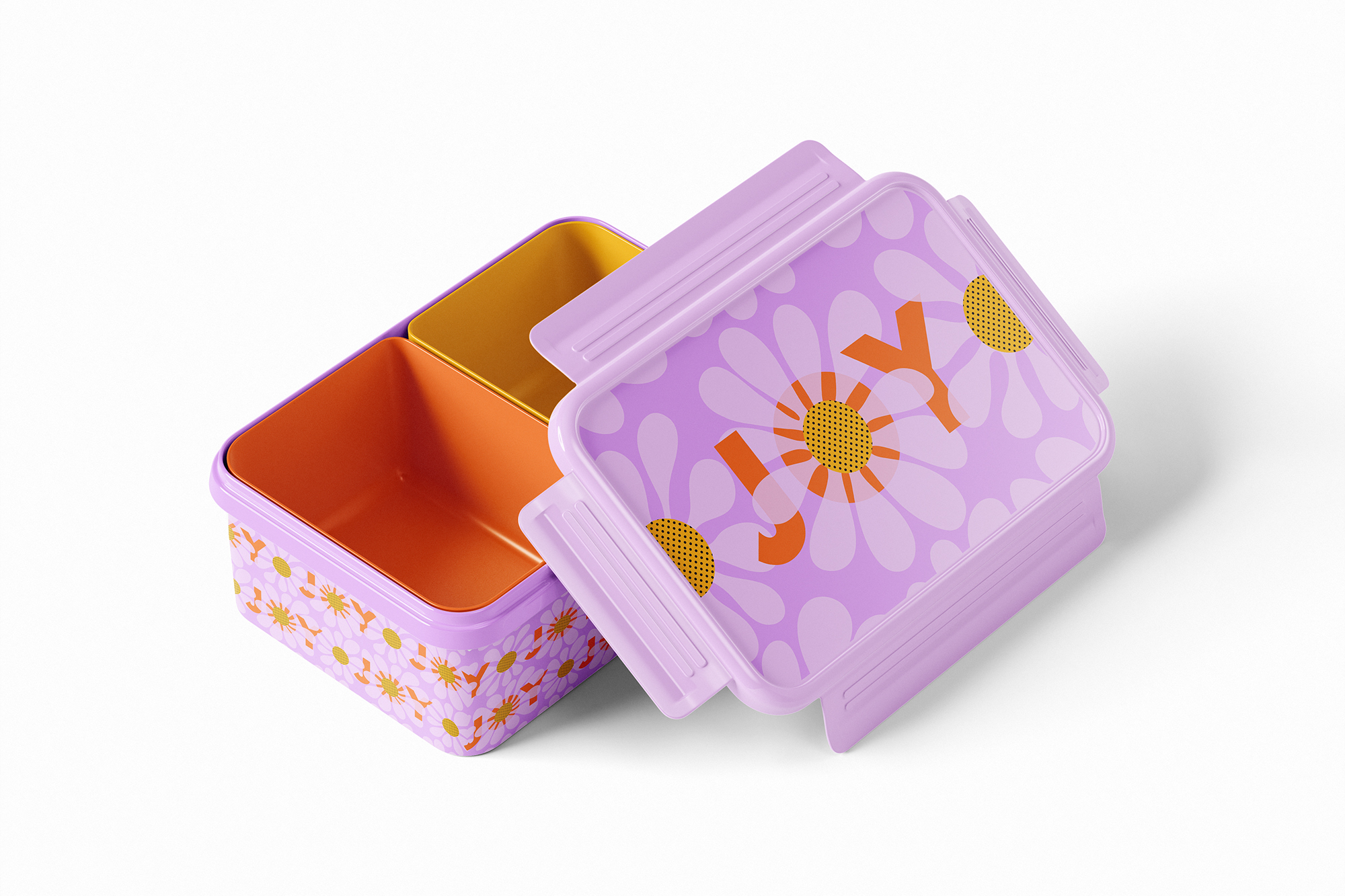 Joy lunchbox design, Morva Réka mintatervező, pattern designer és grafikus