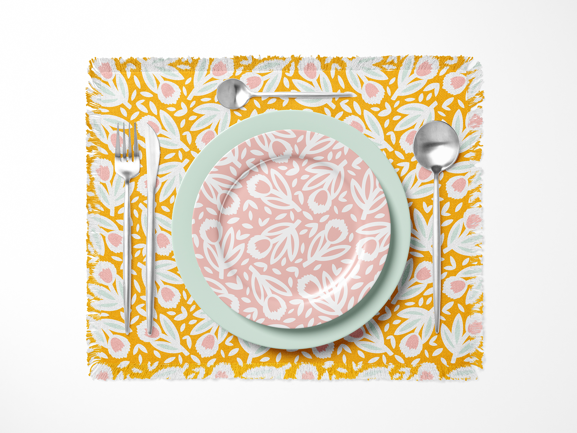 Tulipán mockup design, Morva Réka mintatervező, pattern designer és grafikus
